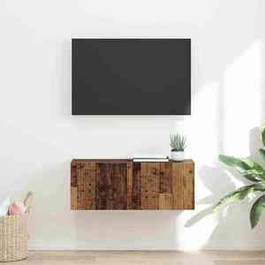 vidaXL Dulap TV de perete Lemn Vechi 60 x 31 x 29.5 cm Lemn compozit imagine