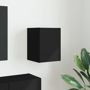 vidaXL Dulap TV de perete Negru 30 x 31 x 40 cm Lemn compozit imagine