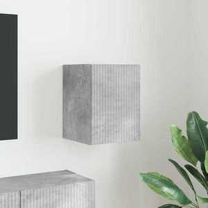 vidaXL Dulap TV de perete Beton 30 x 31 x 40 cm Lemn compozit imagine