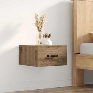 vidaXL Dulap de noapte Stejar artizanal 35 x 35 x 20 cm Lemn compozit imagine