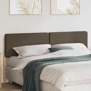 vidaXL Tăblie tapițată Maro și taupe 200 cm Lemn de pin masiv imagine