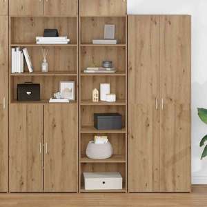 vidaXL Dulap Stejar Artizanal 50 x 41 x 185 cm Lemn compozit imagine