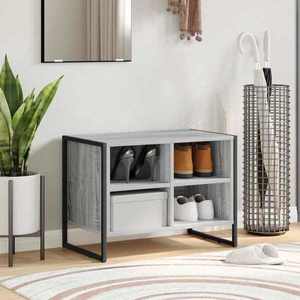 vidaXL Dulap pentru pantofi Gri Sonoma 60 x 35 x 44 cm Lemn compozit imagine