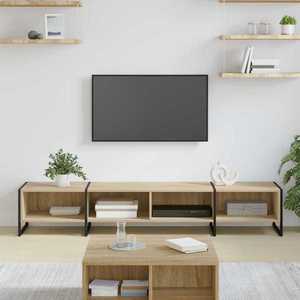 vidaXL Cabinet TV Sonoma 170.5 x 36 x 30.5 cm Lemn compozit imagine