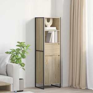 vidaXL Dulap pentru cărți Sonoma 43 x 36 x 150.5 cm Lemn compozit imagine