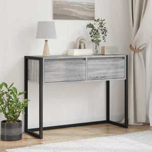 vidaXL Masă laterală Gri Sonoma 100 x 36 x 75 cm Lemn compozit imagine