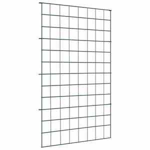 vidaXL Set gard pentru iaz 8 pcs Verde 50 x 80 cm Oțel imagine