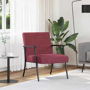 vidaXL fotoliu Roșu Vin 59 x 75 x 78 cm țesătură imagine