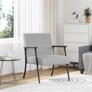 vidaXL fotoliu Gri nori 59 x 75 x 78 cm țesătură imagine