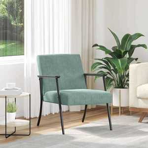 vidaXL fotoliu Verde Mării 59 x 75 x 78 cm Catifea imagine