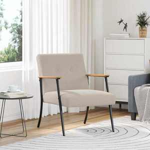 vidaXL fotoliu Gri deschis 59 x 75 x 78 cm imagine