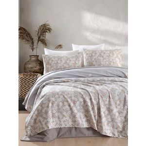 Set cuvertura pique Single, Piti Yaprak - Rose, EnLora Home, Bumbac imagine