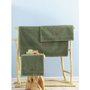 Set prosoape, Cotton Box, Wellness, Bumbac, Verde imagine
