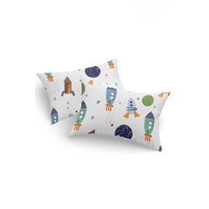 Set 2 fete de perna, Spacex - Dark Blue, EnLora Home, 65% bumbac/35% poliester imagine