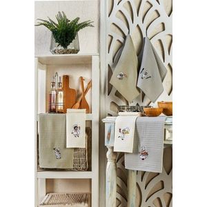 Set prosoape de bucatarie, Eponj Home, Chef, Bumbac, Multicolor imagine