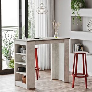 Masa de bar, Locelso, St1-Gt, 120x101 cm, PAL, Gri imagine