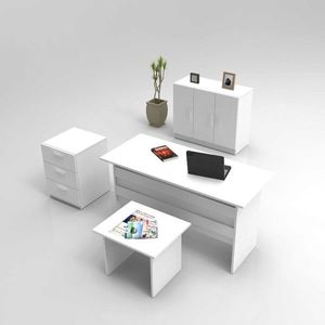 Set mobilier de birou, Locelso, Vo12-W, PAL, Alb imagine