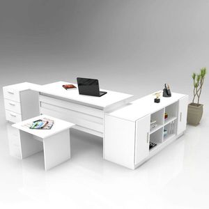 Set mobilier de birou, Locelso, Vo13-W, PAL, Alb imagine