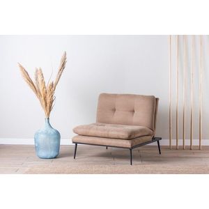Fotoliu extensibil Martin Solo, Futon, 130x90 cm, metal, mink imagine