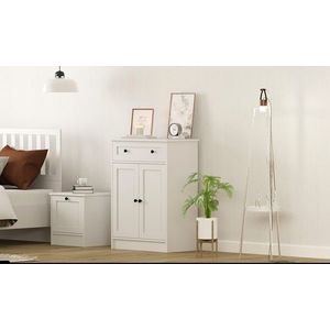 Dulap, Rabi, Rb-168-04, 70x100x40 cm, PAL, Alb mat imagine