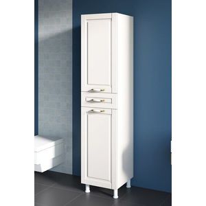 Dulap multifunctional, Rabi, Rb-056, 35x180x33 cm, PAL, Alb mat imagine