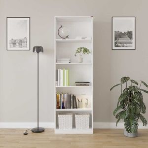 Corp biblioteca, Adore, Ktp-350-Bb-1, 64x182x26 cm, PAL, Alb imagine