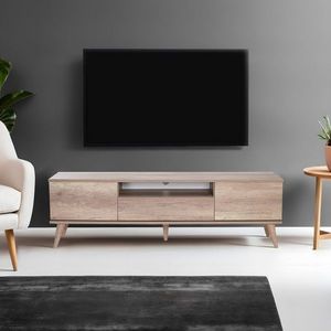 Comoda TV, Adore, Tvr-621-Tt-1, 180x55x40 cm, PAL, Nuc deschis imagine