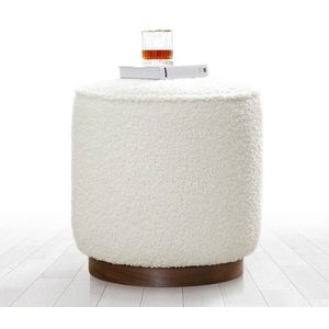 Taburet, Atelier del Sofa, 209FLF1307, Alb imagine