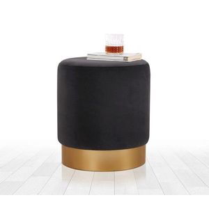 Taburet, Atelier del Sofa, 209FLF1272, Gri inchis imagine