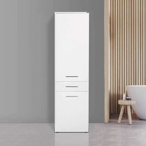 Dulap multifunctional, Adore, Adr-621-Pp-1, 52x187x38 cm, PAL, Alb imagine