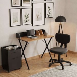 Dulap multifunctional, Adore, Gks-920-Ee-1, 40x56x40 cm, PAL, Negru imagine