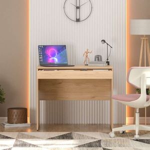 Birou, Adore, Cekmeceli, 90x75x55 cm, PAL, Stejar imagine