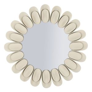 Oglinda de perete Dune Double, Mauro Ferretti, 85 cm, fier/MDF, crem imagine