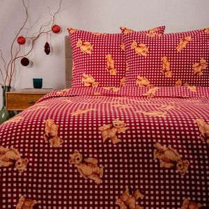 Lenjerie de pat King Size, Nallar, Homla, 3 piese, 200x220 cm, microfibra din poliester, multicolor imagine