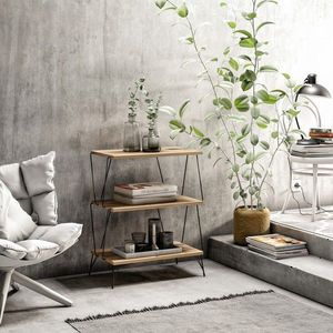 Masuta de cafea Lazandos, Kalune Design, 48x31x75 cm, maro imagine