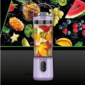 Blender portabil Fram, 7.4V, 400 ml, mov imagine