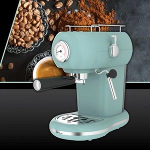 Espressor Fram, 1100W, 15 Bar, 1.2L, turcoaz imagine
