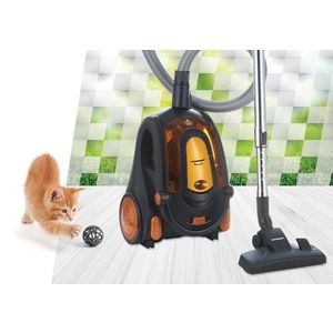 Aspirator ciclonic Hepa 11 Monarch, Heinner, 800W, 2.2L, negru/caramiziu imagine