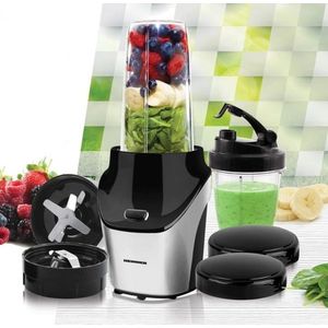 Blender sport Heinner, 1000W, 1L/0.45L, negru imagine