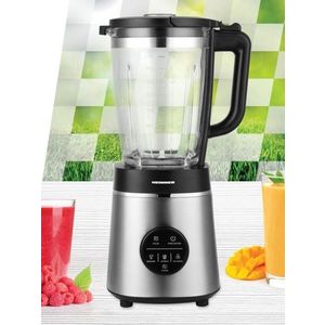 Blender de masa Bette Noir, Heinner, 1400W, 1.75L, argintiu/negru imagine