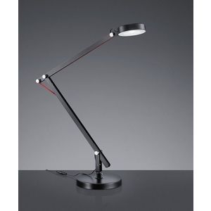 Lampa de masa Amsterdam, TRIO, 18x90 cm, 5W, 1x SMD LED, metal, negru imagine