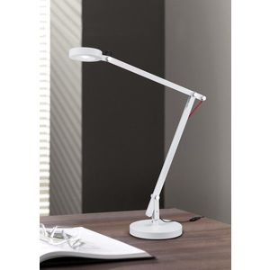 Lampa de masa Amsterdam, TRIO, 18x90 cm, 5W, 1x SMD LED, metal, alb imagine