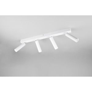 Plafoniera Ambala, TRIO, 65x13x17.5 cm, 5.5W, 4x SMD, metal, alb mat imagine