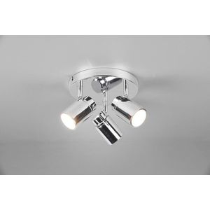 Plafoniera Angelo, TRIO, 20x15.5 cm, 5W, 3x GU10, metal, argintiu imagine