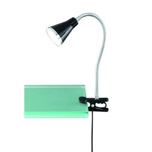 Lampa de masa Arras, RL, 7x32 cm, 4W, 1x SMD LED, plastic, negru imagine