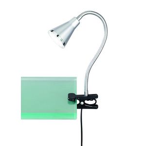 Lampa de masa Arras, RL, 7x32 cm, 4W, 1x SMD LED, plastic, argintiu imagine