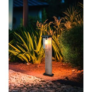 Lampadar de exterior Ardila, TRIO, 16x65 cm, 40W, 1x E27, aluminiu, natur/negru imagine