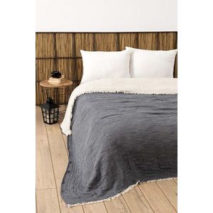 Cuvertura matlasata dubla, Muslin - Anthracite (170 x 250), DC Home, Bumbac imagine