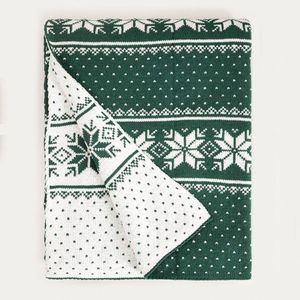 Patura Liri, Homla, 150x200 cm, poliester, verde/alb imagine