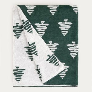 Patura Arnin, Homla, 150x200 cm, poliester, verde/alb imagine